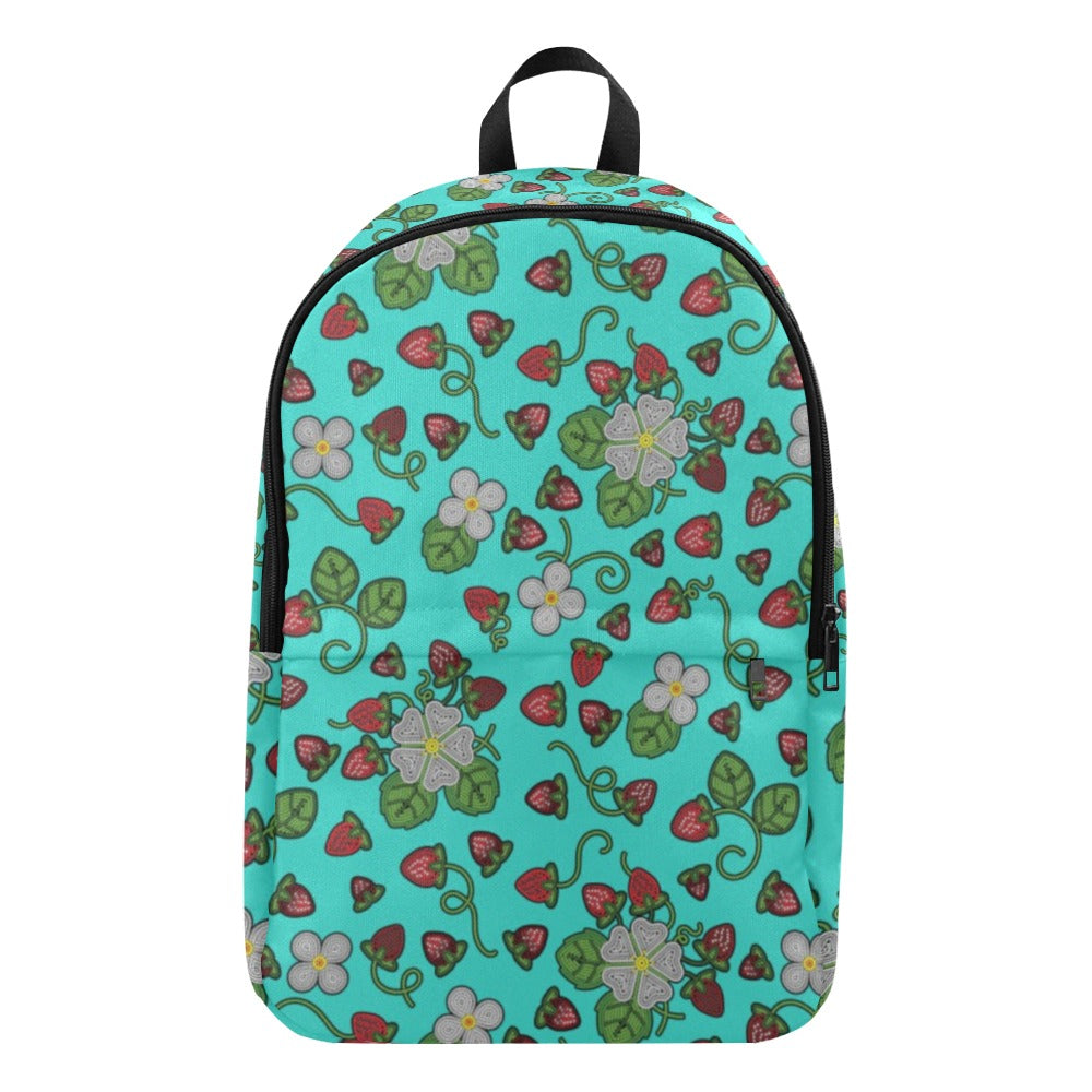 Strawberry Dreams Turquoise Backpack
