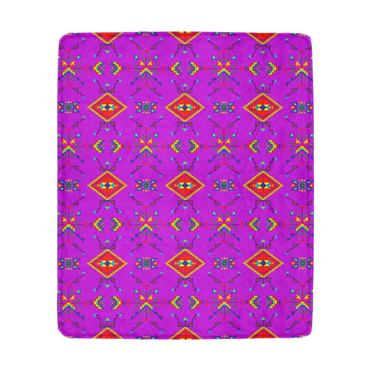 Buffalo Jump Purple Ultra-Soft Micro Fleece Blanket 50"x60"