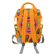 Load image into Gallery viewer, Berry Pop Carrot Multi-Function Diaper Backpack/Diaper Bag
