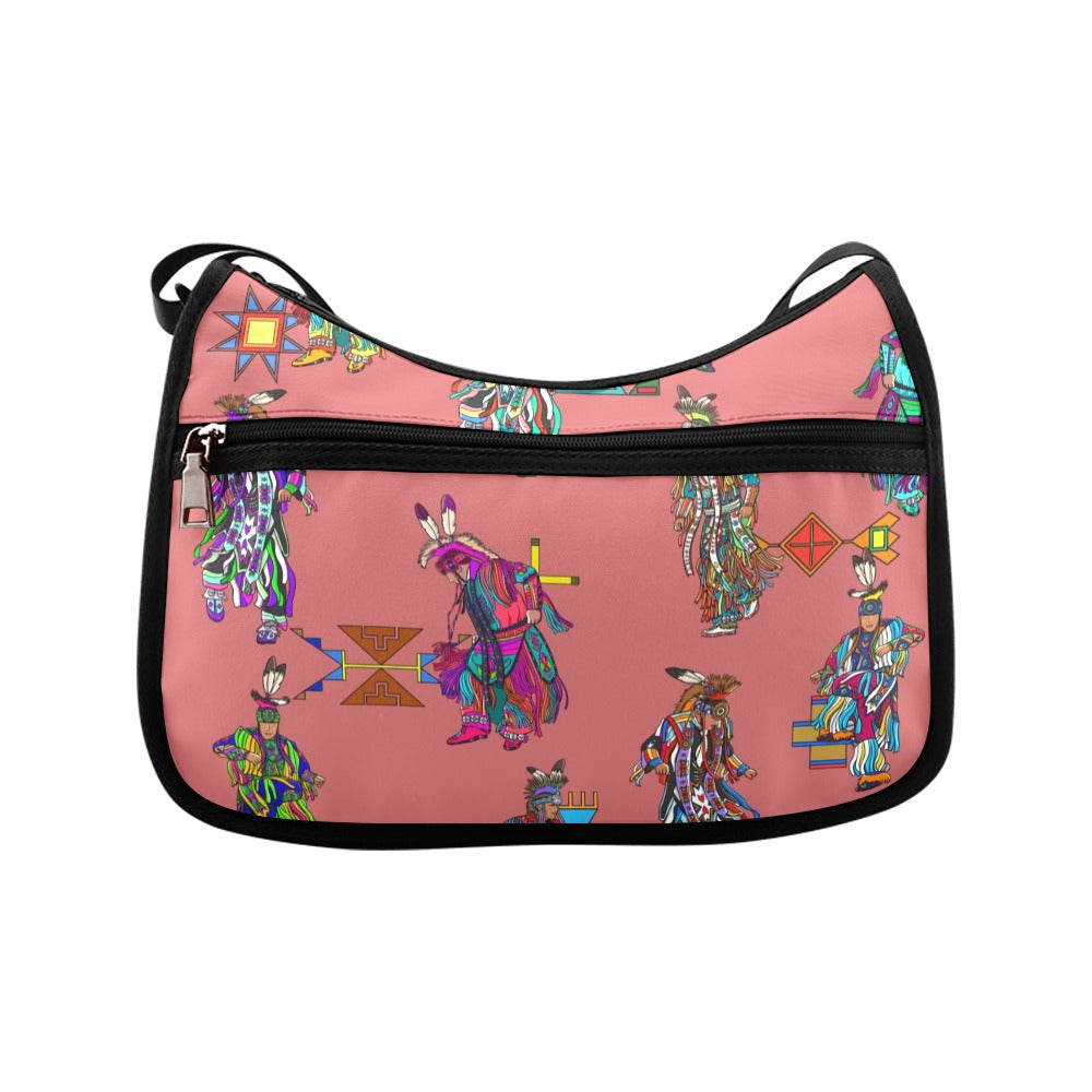 Men's Grass Dancers Terra Cotta Crossbody Bag