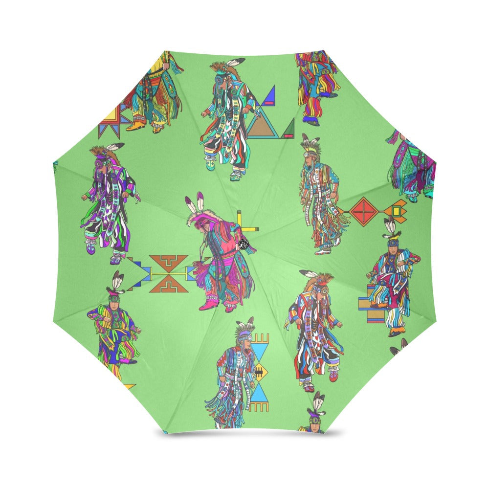 Men's Grass Dancers Grass Foldable Umbrella
