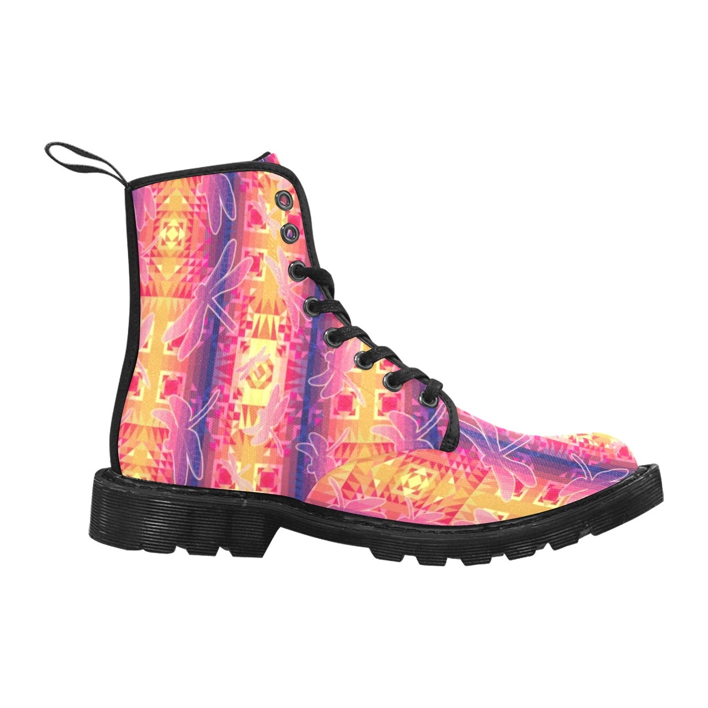 Kaleidoscope Dragonfly Boots for Men