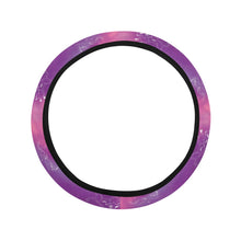 Load image into Gallery viewer, Animal Ancestors 7 Aurora Gases Pink and Purple Steering Wheel Cover with Elastic Edge
