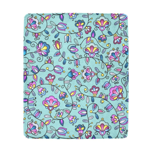 Autumn Bundle Blessing Turquoise Ultra-Soft Micro Fleece Blanket 50"x60"