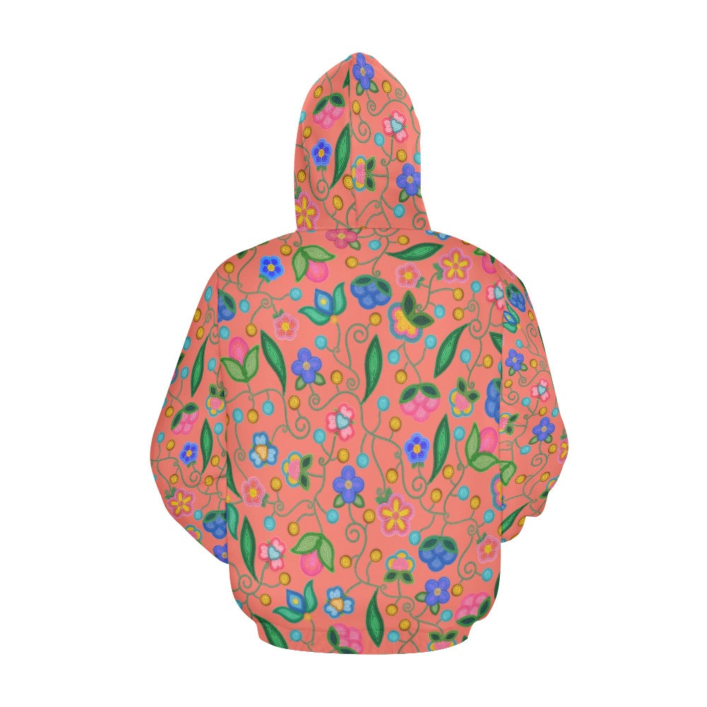 Skyberry Serenade Peach Hoodie for Men