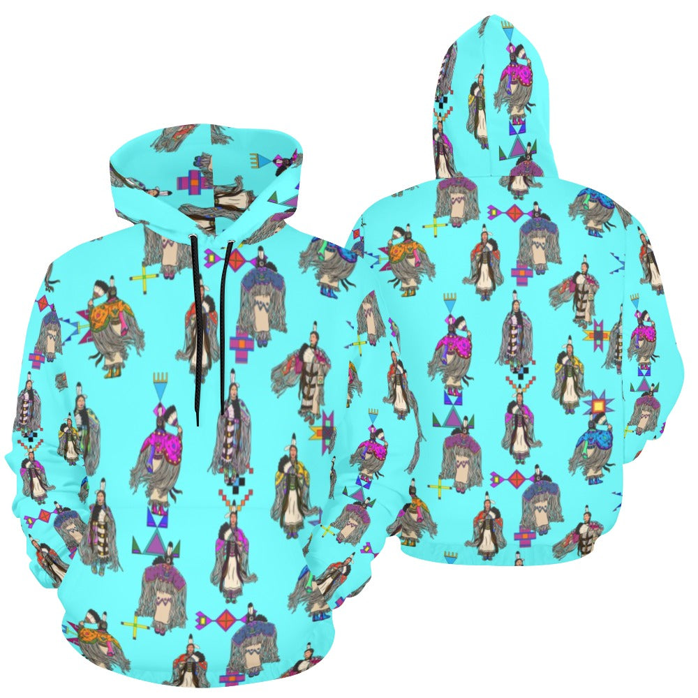 Women's Tradish Dancers Turquoise Hoodie for Women