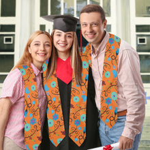 Load image into Gallery viewer, Nipin Blossom Carrot Graduation Stole
