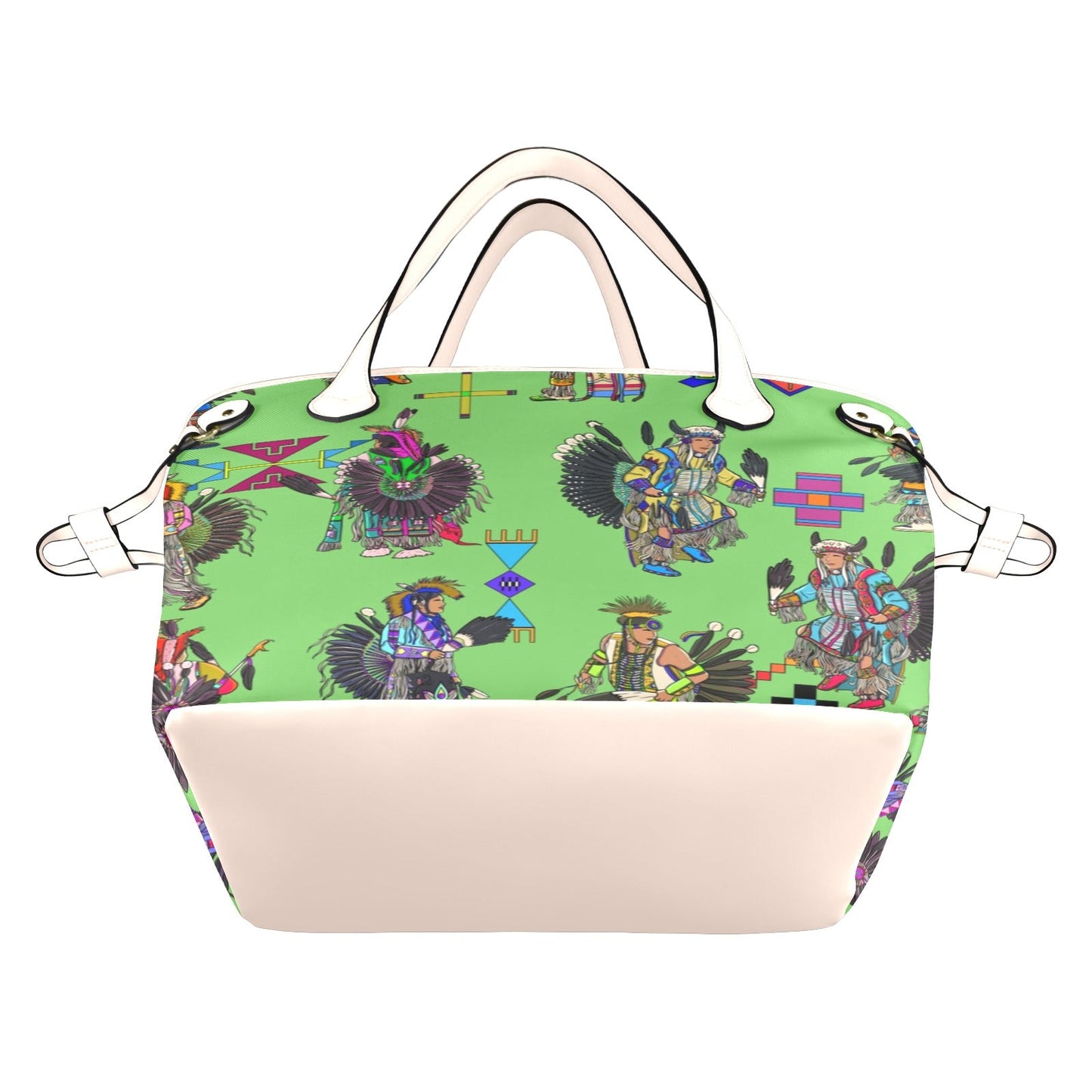 Men's Tradish Dancers Grass Clover Canvas Tote
