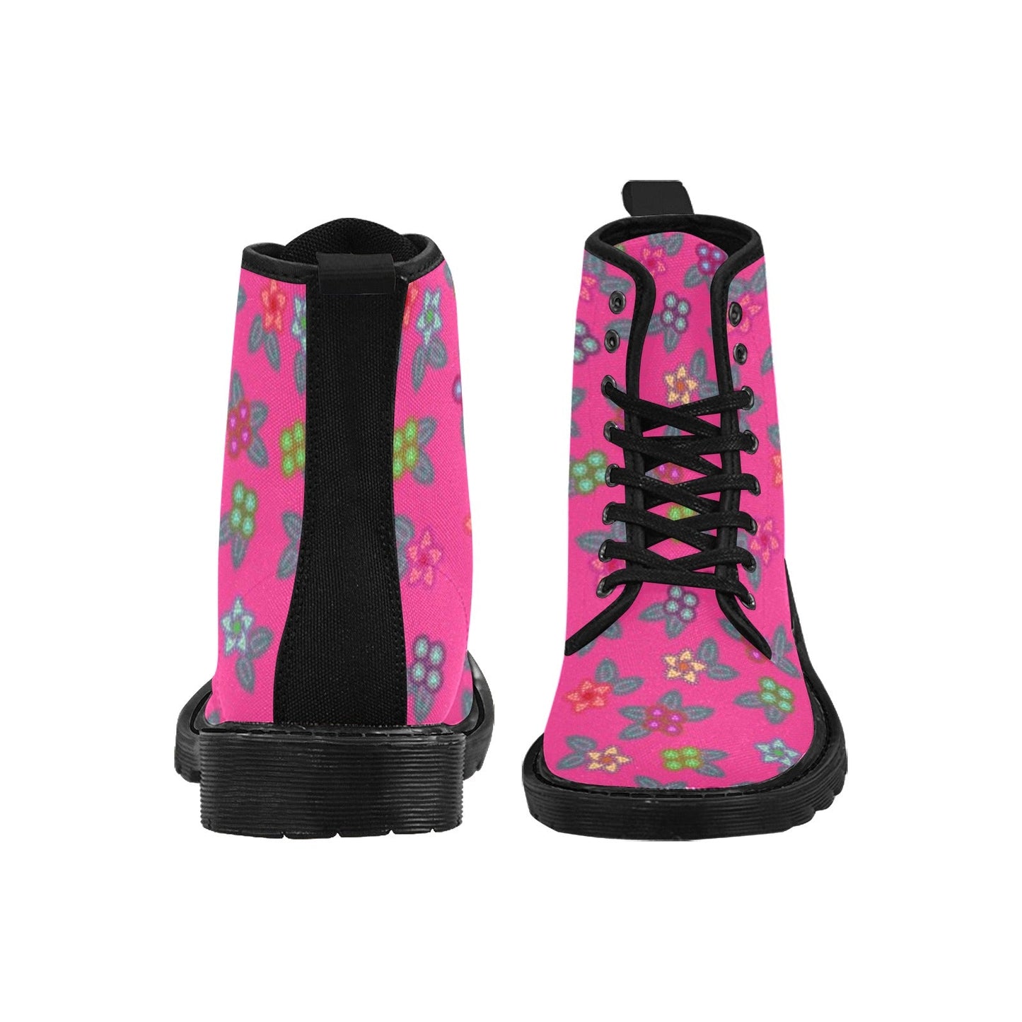 Berry Flowers Boots for Men