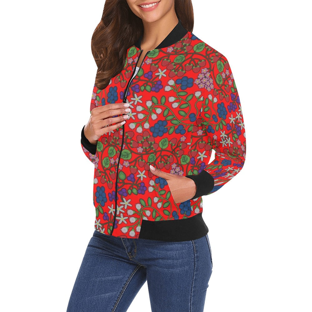 Takwakin Harvest Fire Bomber Jacket for Women