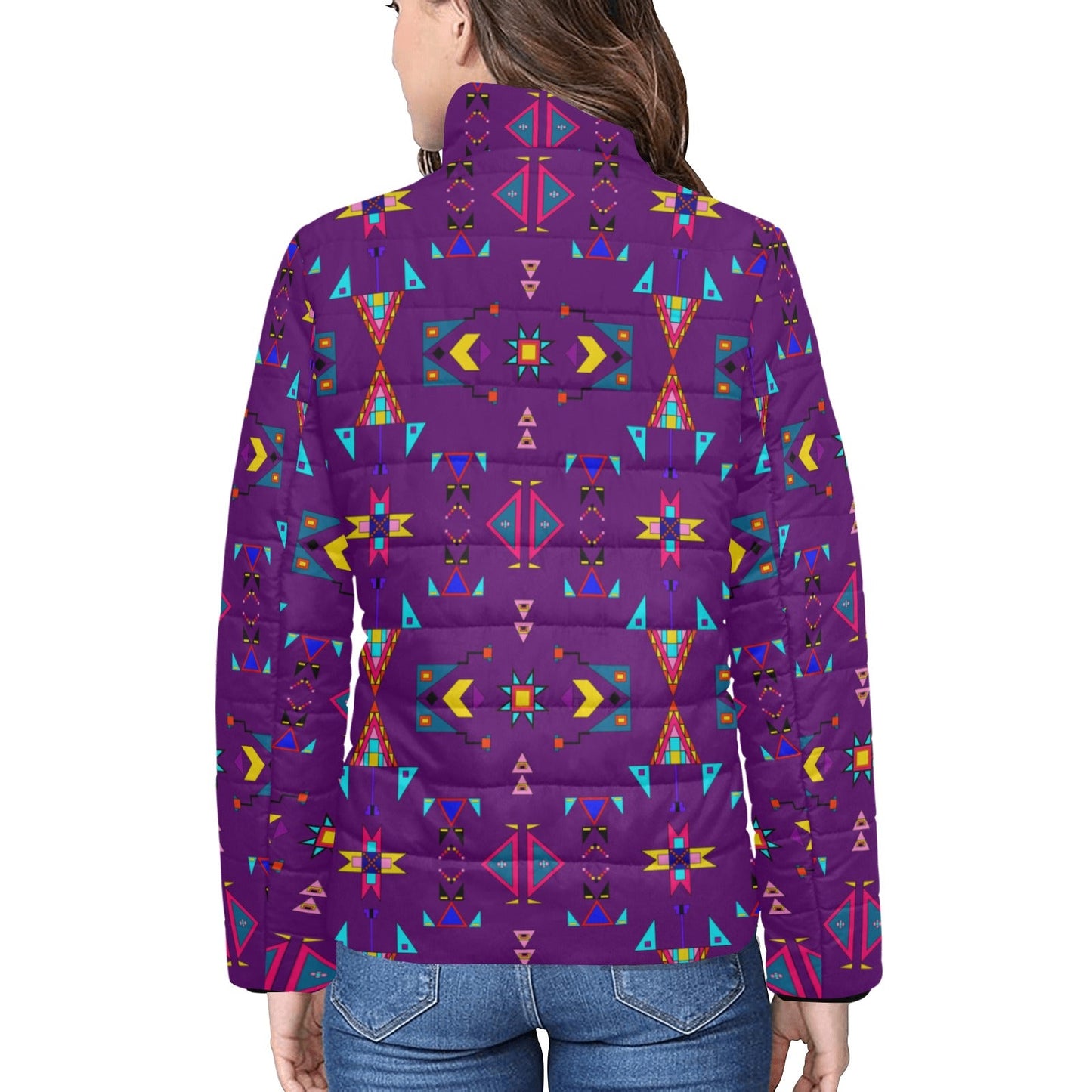 Enemy Territory Berry Women's Padded Jacket