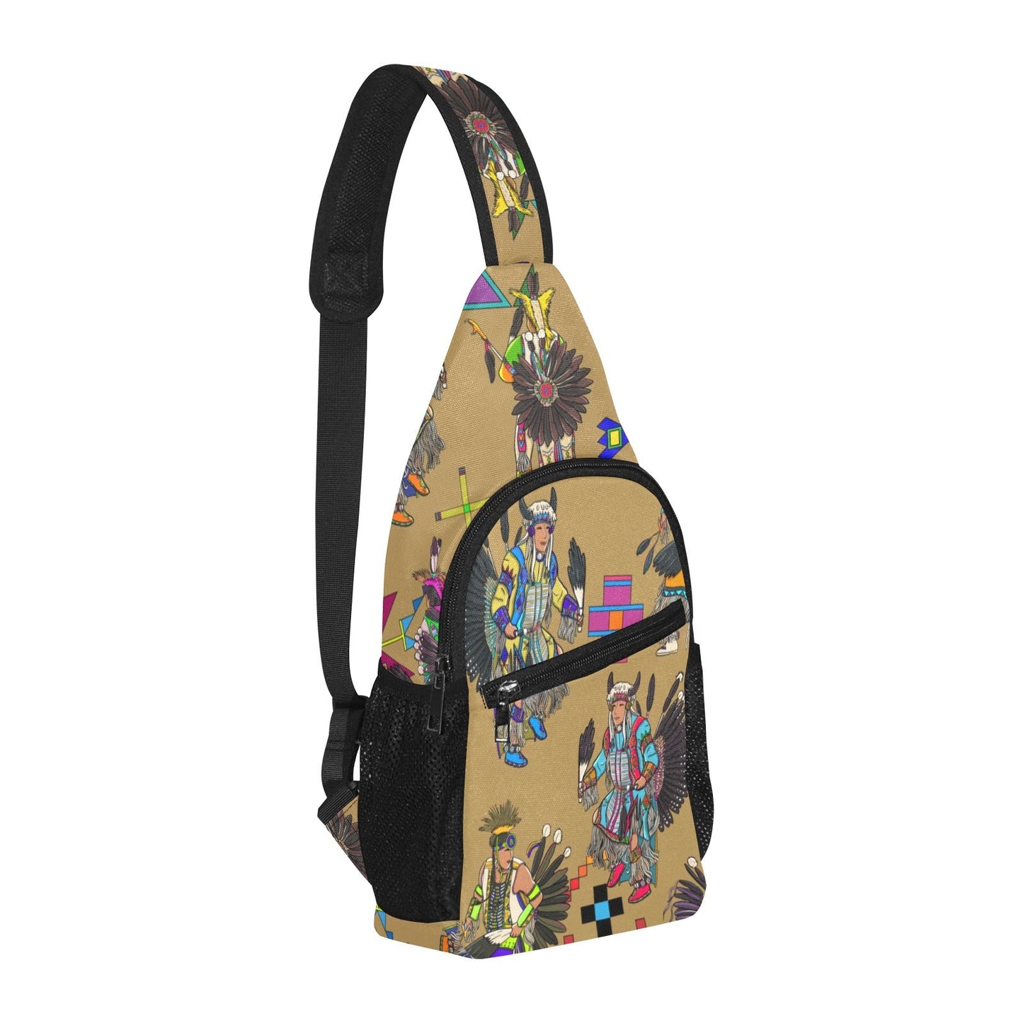 Men's Tradish Dancers Earth Chest Bag