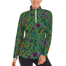 Load image into Gallery viewer, Prairie Paintbrush Sage Long Sleeve Yoga Shirt
