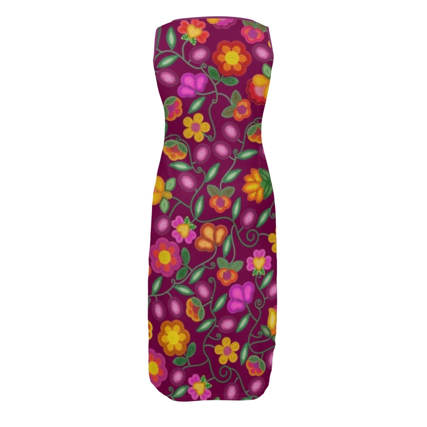 Boreal Bounty Dark Magenta Phaedra Dress