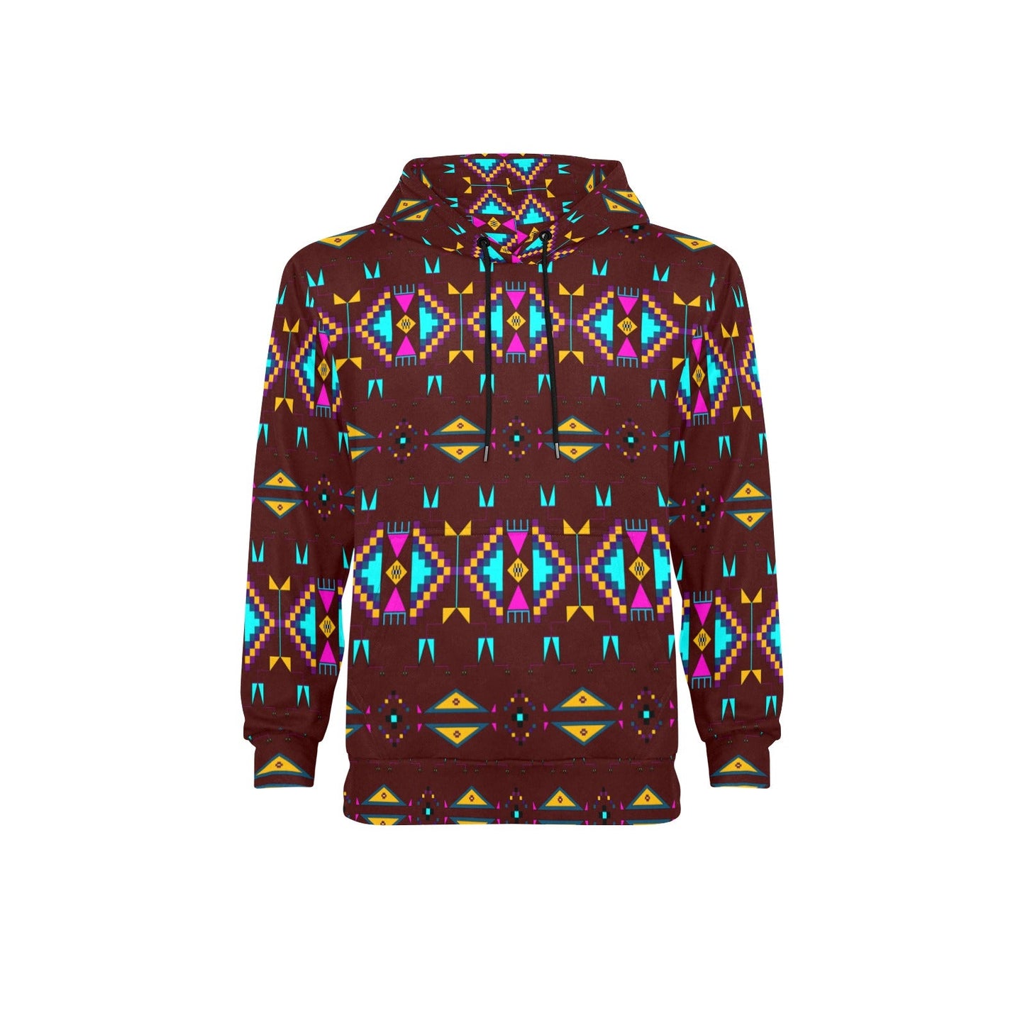 Rite of Passage Pemmican Berry Men's Long Sleeve Fleece Hoodie