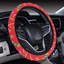 Load image into Gallery viewer, Fresh Fleur Fire Steering Wheel Cover with Elastic Edge
