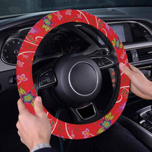 Load image into Gallery viewer, Fresh Fleur Fire Steering Wheel Cover with Elastic Edge
