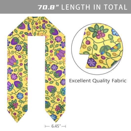 Bloom Uplift Yellow Graduation Stole