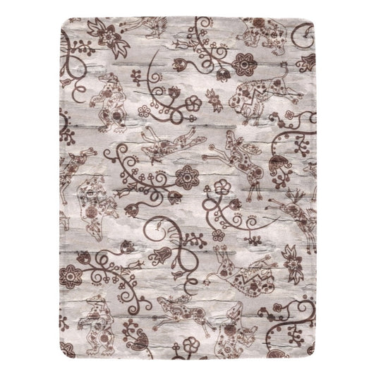 Forest Medley X-Large Micro Fleece Blanket