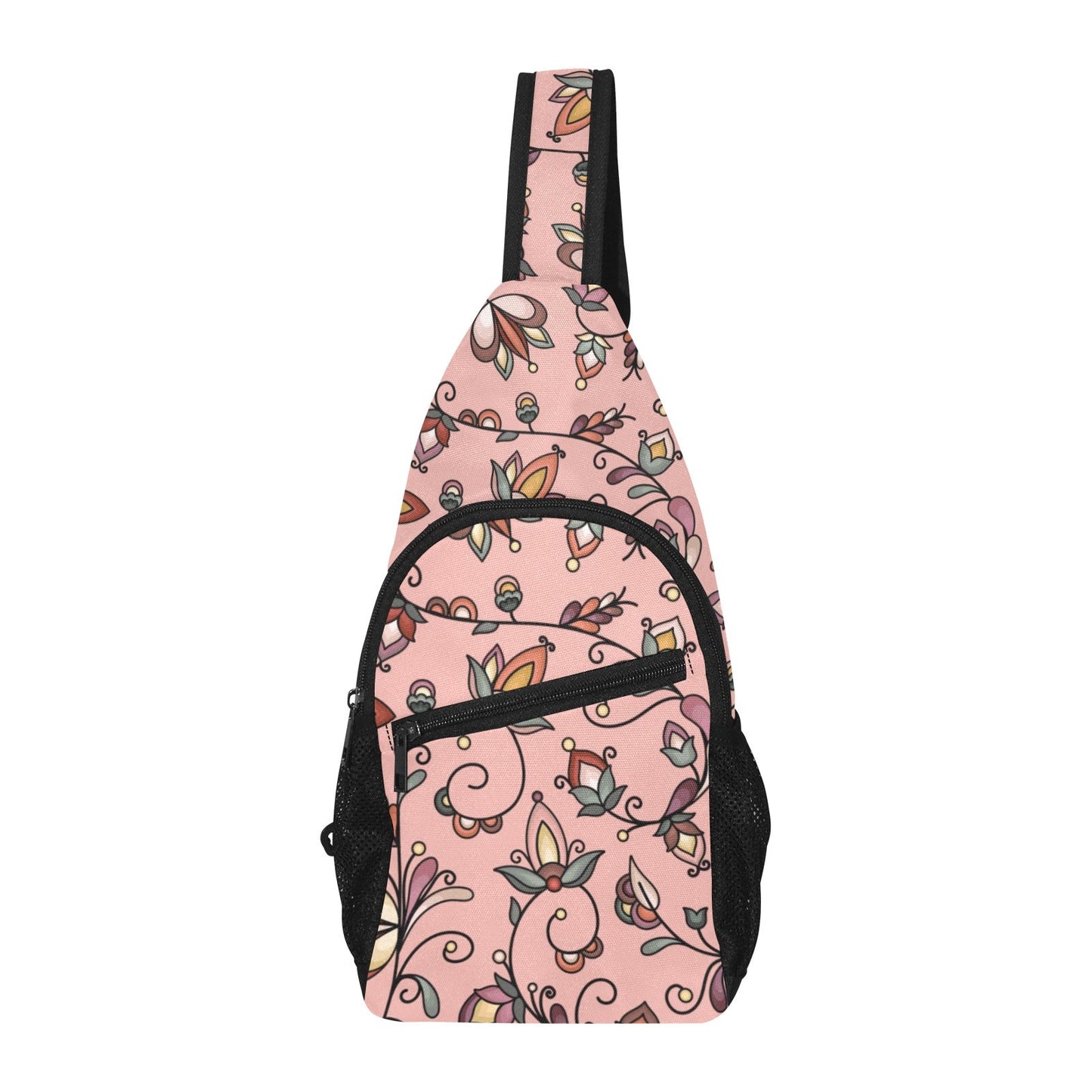 Burnt Sky Petals Peach Chest Bag