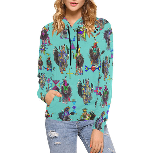 Men's Tradish Dancers Eggshell Blue Hoodie for Women