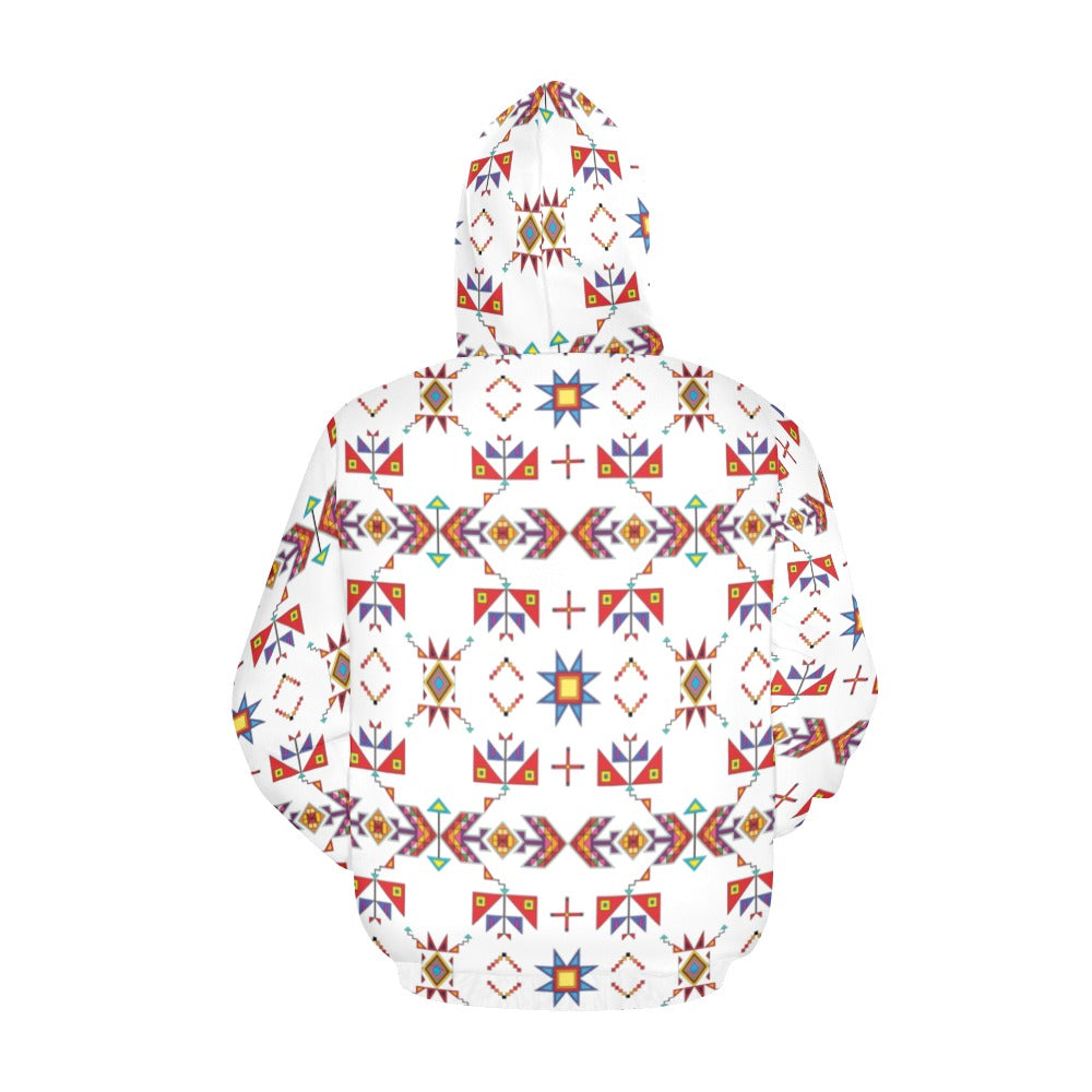 Scattered Generations White Hoodie for Men