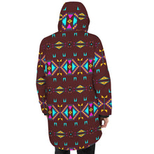 Load image into Gallery viewer, Rite of Passage Pemmican Berry Unisex Sherpa Lined Hooded Coat
