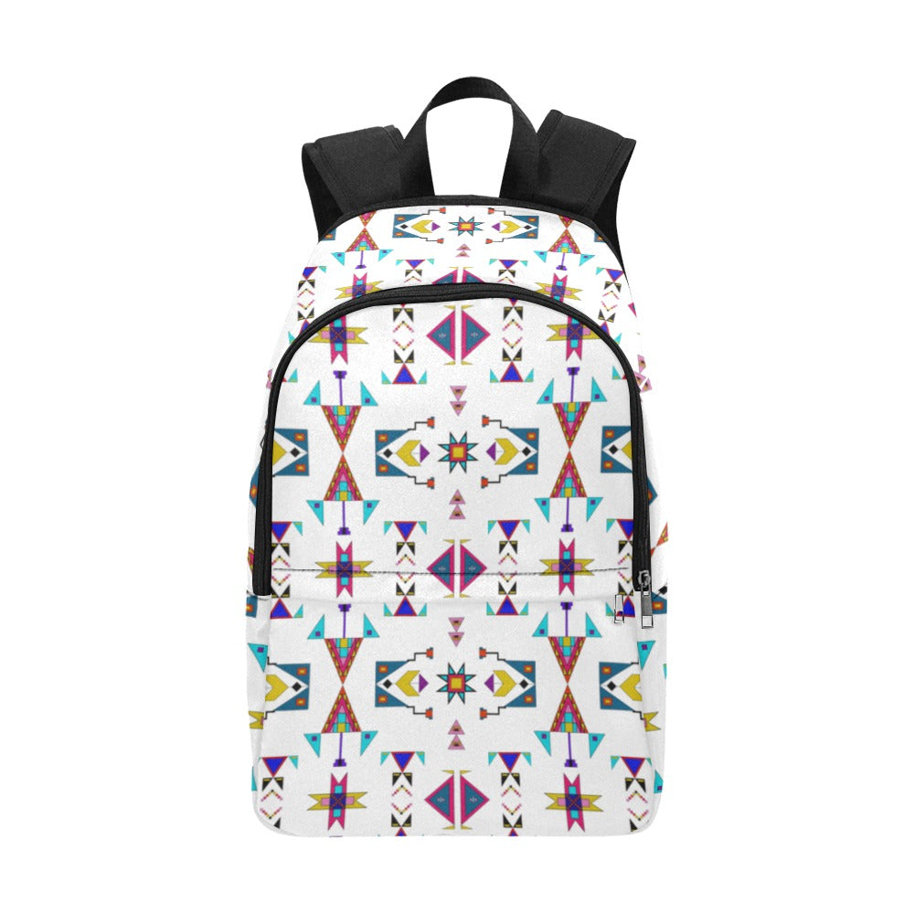 Enemy Territory White Backpack