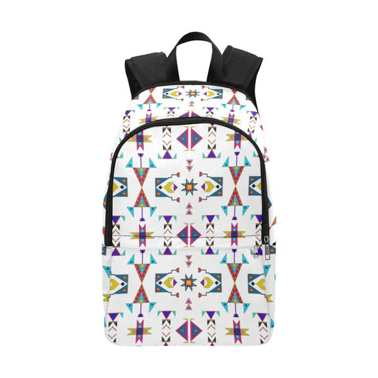 Enemy Territory White Backpack