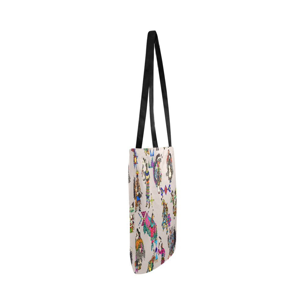 Grand Entry Dancers Muslin Reusable Shopping Bag