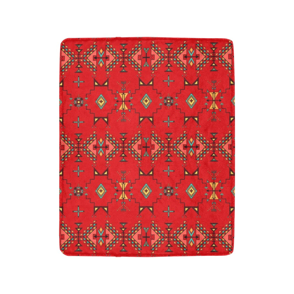 Thunder Flight Red Ultra-Soft Micro Fleece Blanket 40"x50"