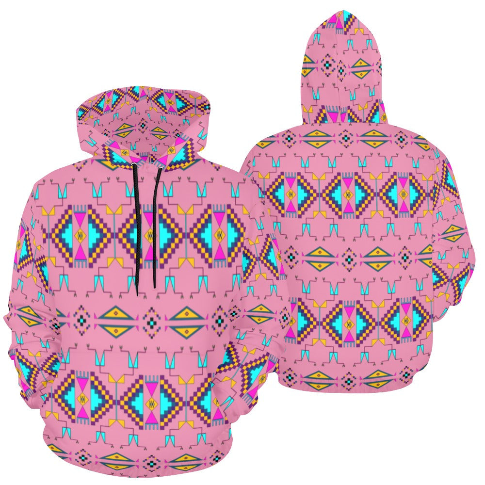 Rite of Passage Pink Hoodie for Men
