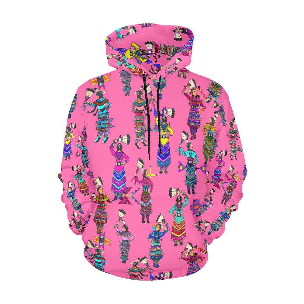 Women's Jingle Dancers Pink Hoodie for Women