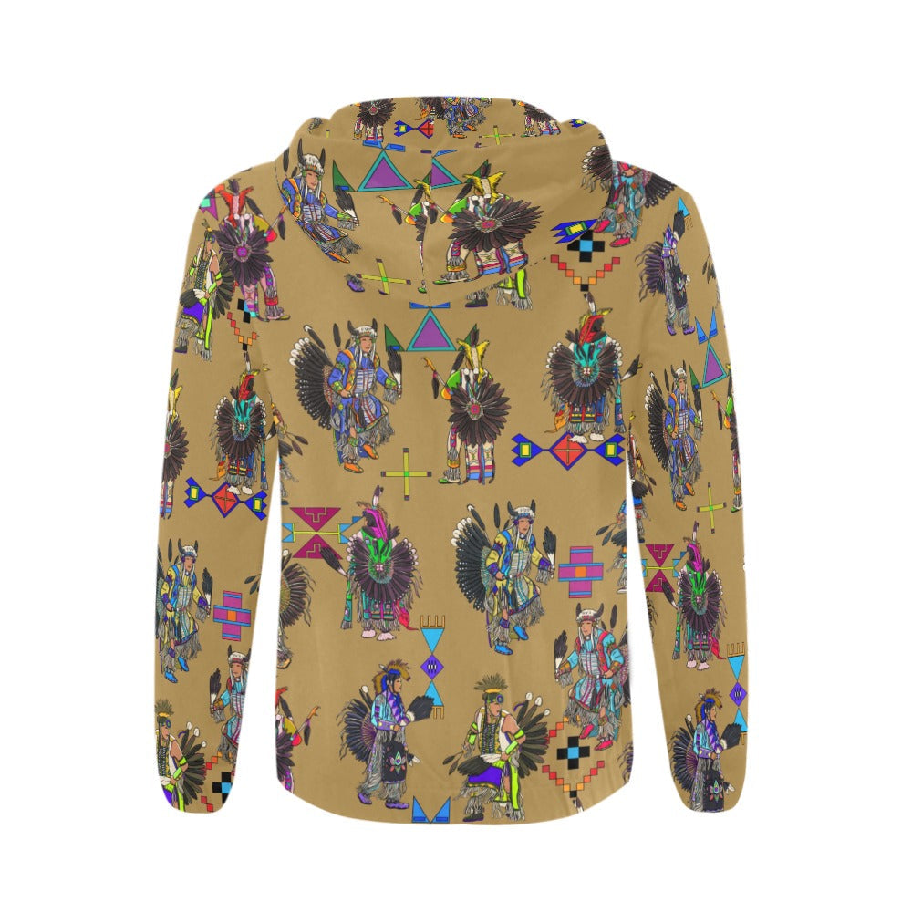 Men's Tradish Dancers Earth Men's Zipper Hoodie