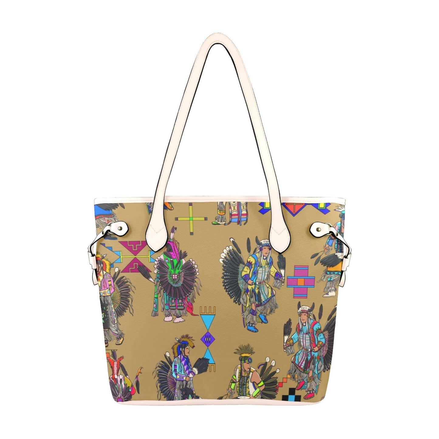 Men's Tradish Dancers Earth Clover Canvas Tote
