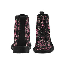 Load image into Gallery viewer, Floral Green Black Boots
