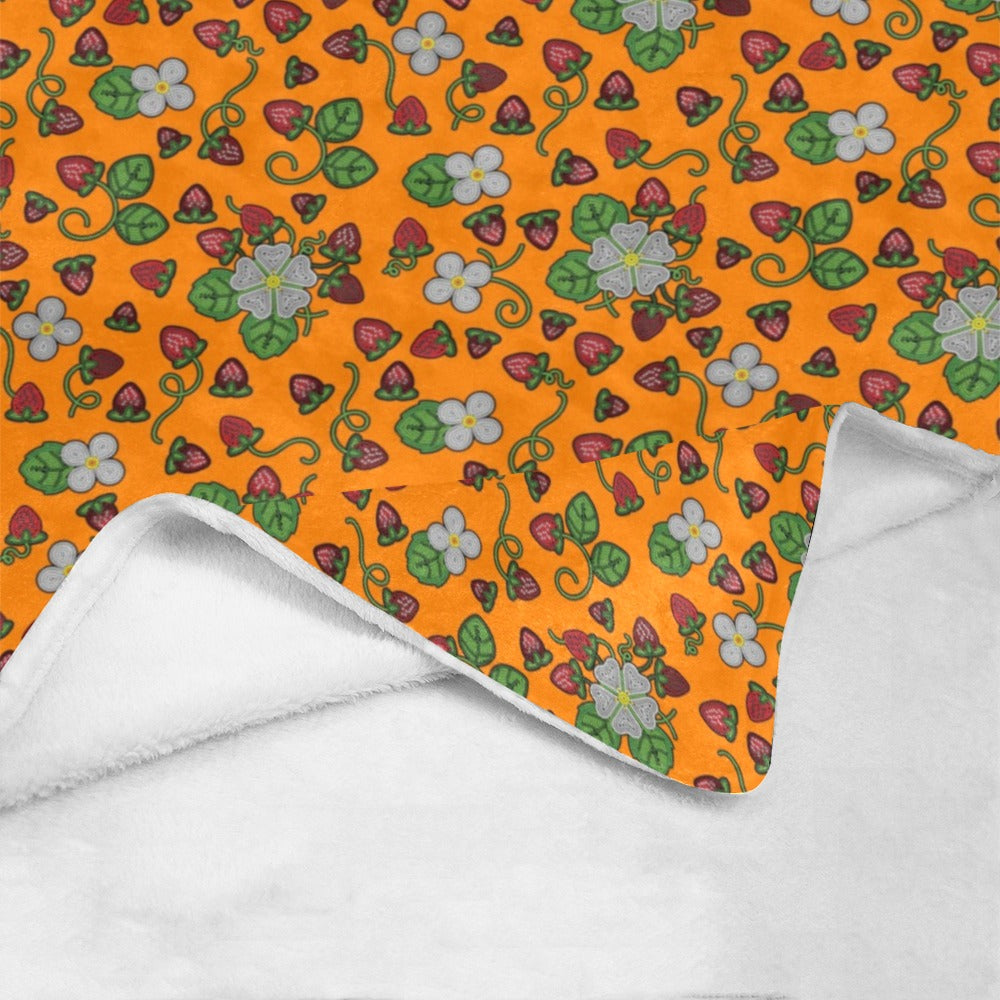 Strawberry Dreams Carrot Ultra-Soft Micro Fleece Blanket 50"x60"