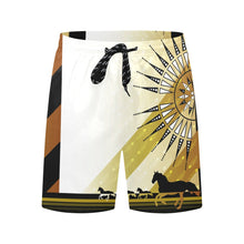 Load image into Gallery viewer, Stallion Skyline Men&#39;s Mid-Length Beach Shorts
