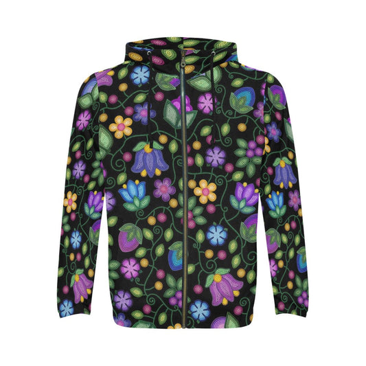 Bloom Uplift Black Zip Hoodie