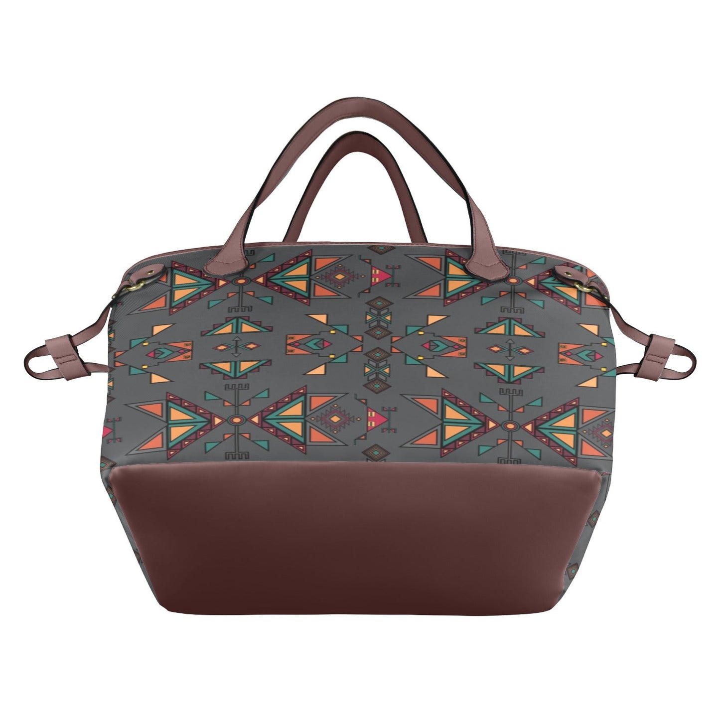 Arrow Dawn Gray Clover Canvas Tote Bag