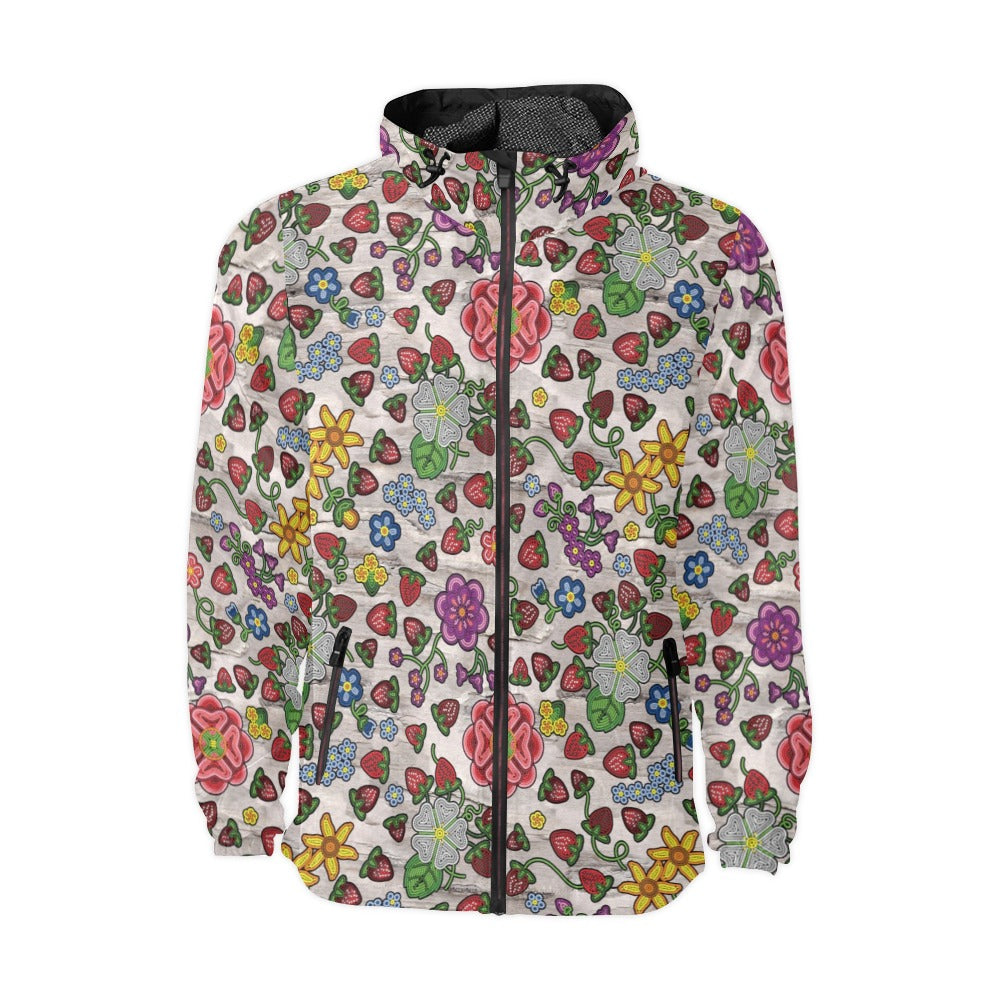 Berry Pop Bright Birch Men's Windbreaker