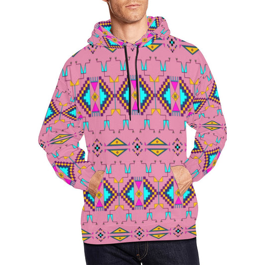 Rite of Passage Pink Hoodie for Men