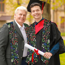 Load image into Gallery viewer, Grandmother Stories Midnight Graduation Stole
