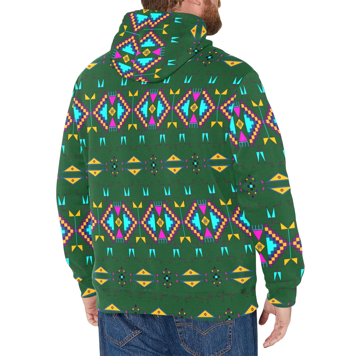 Rite of Passage Squash Leaf Men's Long Sleeve Fleece Hoodie