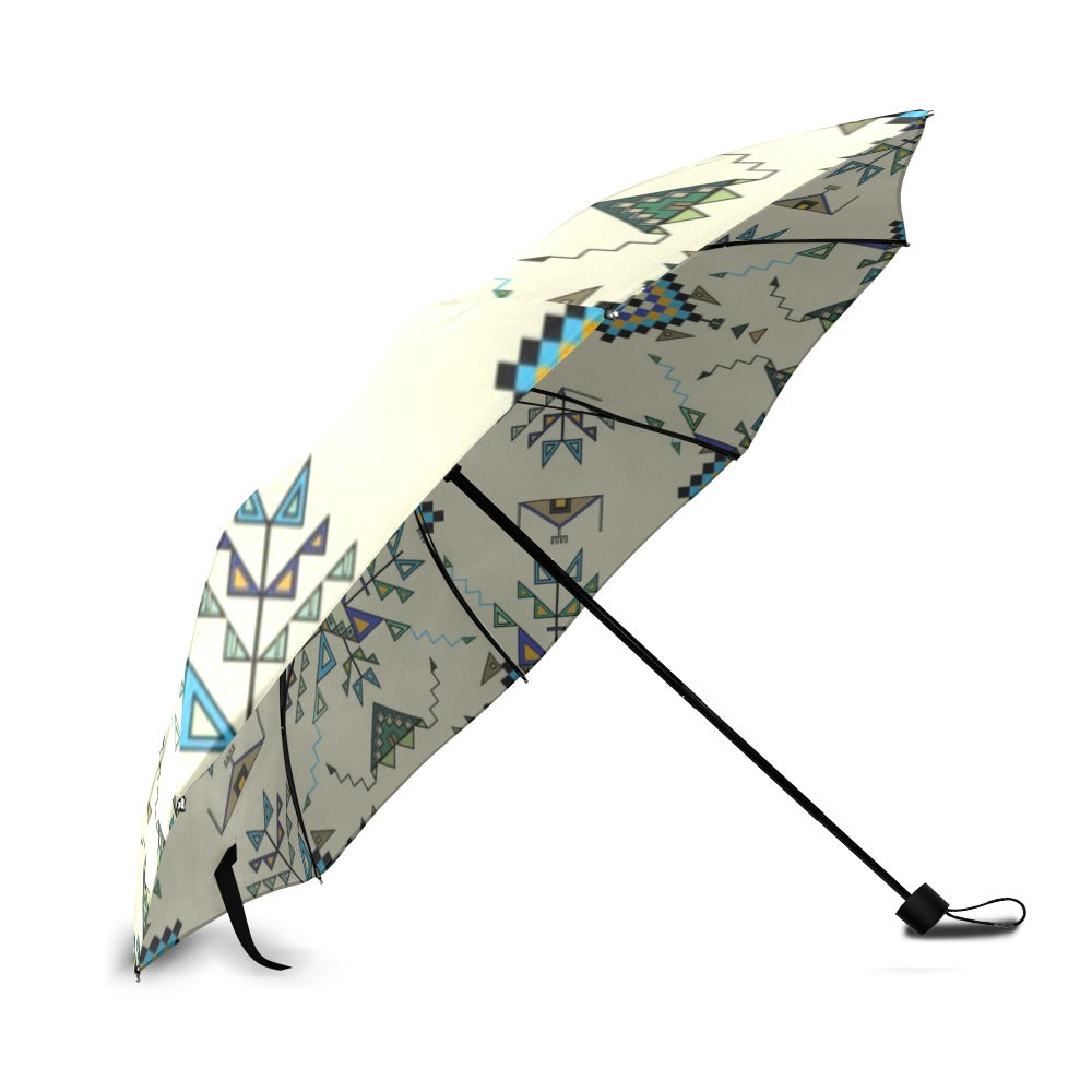 Bear Shield Cream Foldable Umbrella