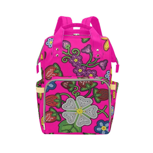 Berry Pop Blush Multi-Function Diaper Backpack/Diaper Bag