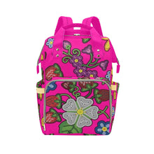 Load image into Gallery viewer, Berry Pop Blush Multi-Function Diaper Backpack/Diaper Bag
