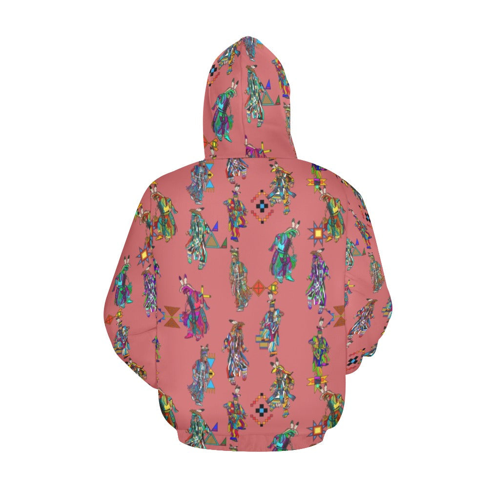 Men's Grass Dancers Terra Cotta Hoodie for Men