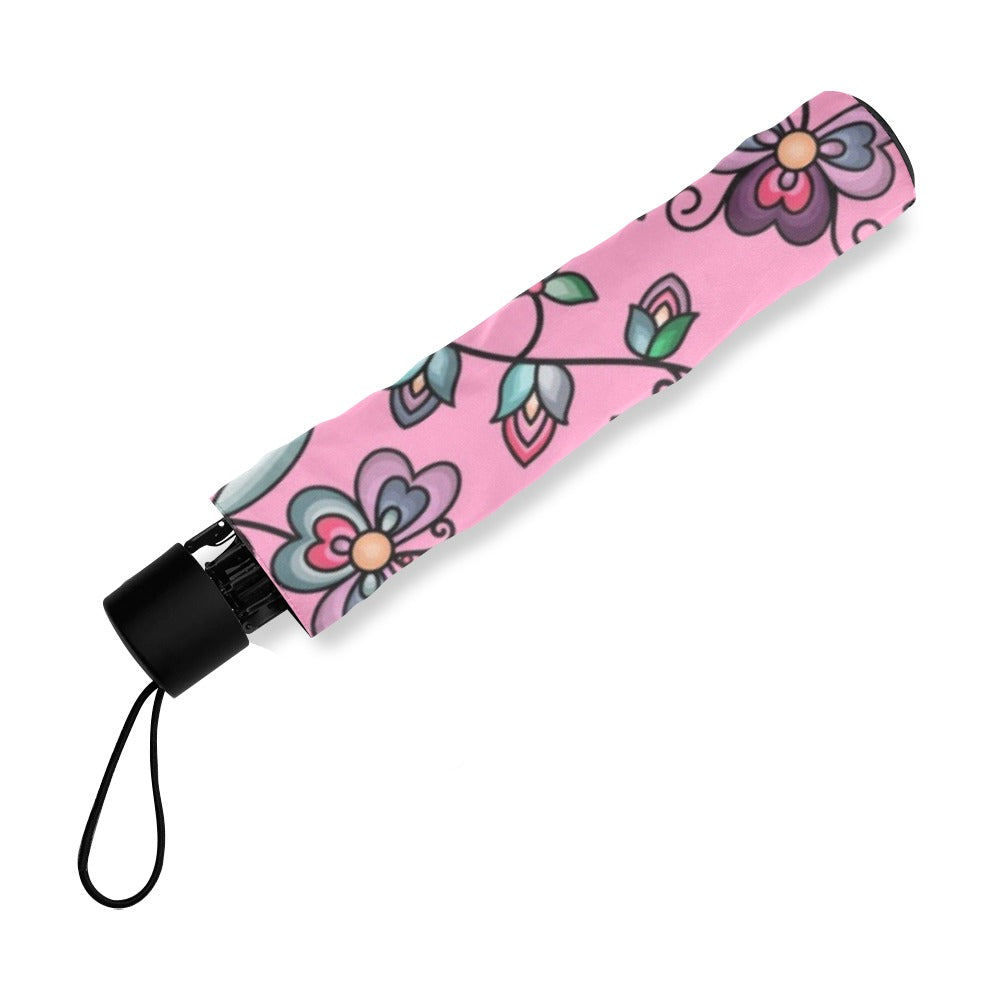 Amber Evening Garland Pink Foldable Umbrella