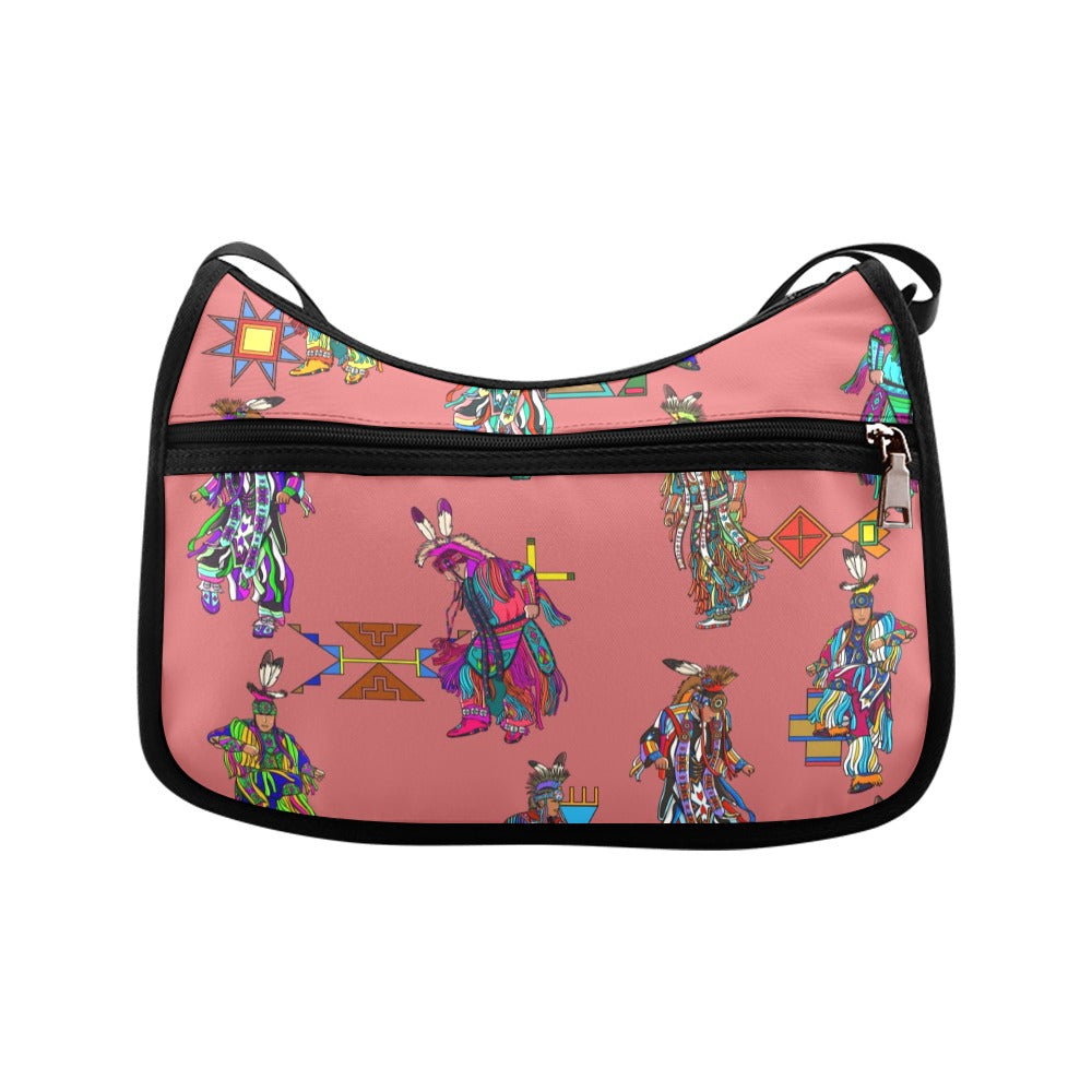 Men's Grass Dancers Terra Cotta Crossbody Bag